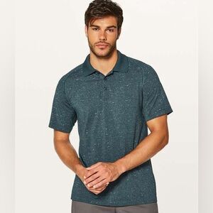 Men's Lululemon Metal Vent Polo Shirt XXL Rainforest Green $98